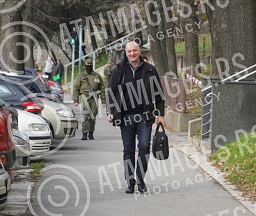 Chief Special State Prosecutor of Montenegro Milivoje Katnic and Special Prosecutor Sasa Cadjnovic arrived accompanied by the Prosecutor's Office for Organized Crime in Belgrade to interrogate Veljko Belivuk and Nebojsa Jankovic in connection with th