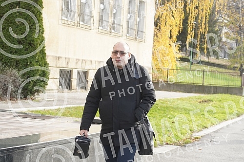 Vladimir Djukanovic Djuka, SNS MP, member of the High Judicial Council and the State Council of Prosecutors, lawyer of the accused Predrag Koluvija in the 