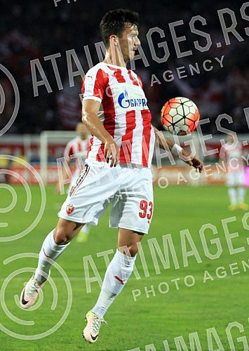 erbian football Superleague match between FK Crvena Zvezda i FK Backa played at Rajko Mitic stadium. Utakmica Super lige Srbije izmedju FK Crvena Zvezda i FK  Backa odigrana na stadionu Rajko Mitic