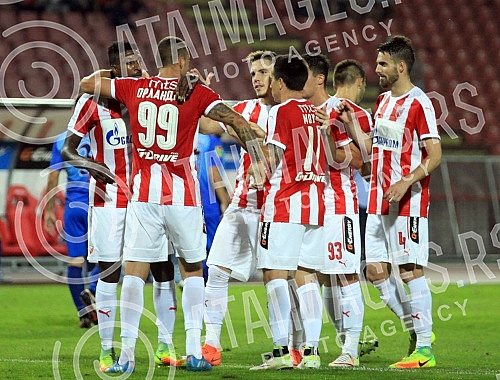 erbian football Superleague match between FK Crvena Zvezda i FK Backa played at Rajko Mitic stadium. Utakmica Super lige Srbije izmedju FK Crvena Zvezda i FK  Backa odigrana na stadionu Rajko Mitic