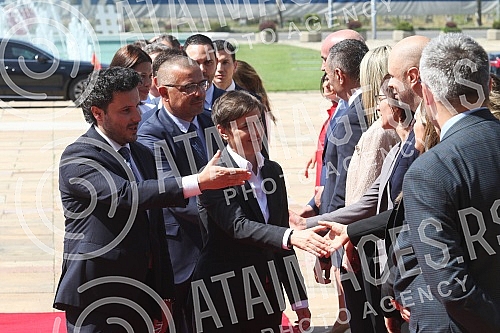 The Prime Minister of Montenegro Dritan Abazovic is on an official visit to Serbia, at the invitation of the Prime Minister of the Republic of Serbia Ana Brnabic.Premijer Crne Gore Dritan Abazovic u zvanicnoj je poseti Srbiji, na poziv predsednice 