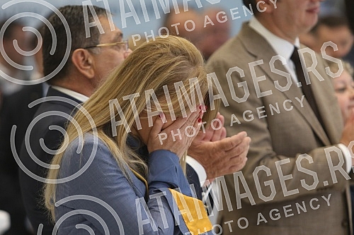 The President of the Republic of Serbia, Aleksandar Vucic, attendedthe opening ceremony of the new MTU Maintenance Serbia facility, where aircraft engine parts will be repaired.Predsednik Republike Srbije Aleksandar Vucic prisustvovao jeceremonij