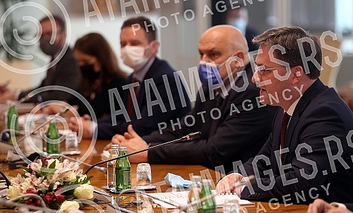 A meeting betweeneMinister for Foreign Affairs of Serbia Minister Nikola Selakovic and Minister for Foreign Affairs of  Sweden and OSCE Chairman-in-Office An Linde was held at the Palace of Serbia.U Palati Srbija odrzan je sastanak ministra spoljni