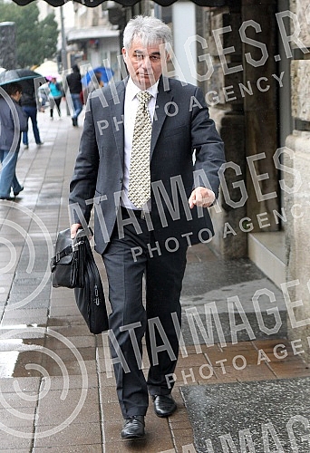 Sastanak Disciplinske komisije Fudbalskog saveza Srbije odrzan u prostorijama FSS na Terazijama povodom meca OFK Beograd - FK Spartak (Subotica).