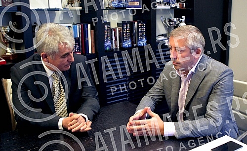 Sastanak Disciplinske komisije Fudbalskog saveza Srbije odrzan u prostorijama FSS na Terazijama povodom meca OFK Beograd - FK Spartak (Subotica).