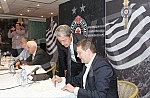Extraordinary Assembly of Partizan Football Club was held at the Sports Centre Teleoptik. Vanredna skupstina Fudbalskog kluba Partizan odrzana u Sportskom centru Teleoptik. 