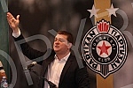 Extraordinary Assembly of Partizan Football Club was held at the Sports Centre Teleoptik. Vanredna skupstina Fudbalskog kluba Partizan odrzana u Sportskom centru Teleoptik. 