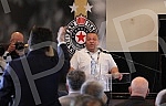 Extraordinary Assembly of Partizan Football Club was held at the Sports Centre Teleoptik. Vanredna skupstina Fudbalskog kluba Partizan odrzana u Sportskom centru Teleoptik. 