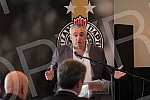 Extraordinary Assembly of Partizan Football Club was held at the Sports Centre Teleoptik. Vanredna skupstina Fudbalskog kluba Partizan odrzana u Sportskom centru Teleoptik. 