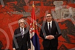 The President of the Republic of Serbia, Aleksandar Vucic, received a letter of credence from the new Ambassador of Brazil to the Republic of Serbia, José Mauro da Fonseca Costa Couto, at the Palace of Serbia.Predsednik Republike Srbije Aleksandar 