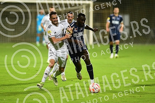 The match of the 1st round of the Mozzart Bet Super League of Serbia between FK Cukaricki and FK TSC was played at the stadium of FK Cukaricki.Utakmica 1. kola Mozzart Bet Super lige Srbije izmedju FK Cukaricki  i FK TSC odigrana je na stadionu FK 