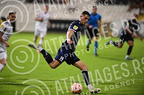 The match of the 1st round of the Mozzart Bet Super League of Serbia between FK Cukaricki and FK TSC was played at the stadium of FK Cukaricki.Utakmica 1. kola Mozzart Bet Super lige Srbije izmedju FK Cukaricki  i FK TSC odigrana je na stadionu FK 