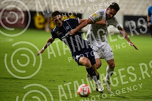 The match of the 1st round of the Mozzart Bet Super League of Serbia between FK Cukaricki and FK TSC was played at the stadium of FK Cukaricki.Utakmica 1. kola Mozzart Bet Super lige Srbije izmedju FK Cukaricki  i FK TSC odigrana je na stadionu FK 