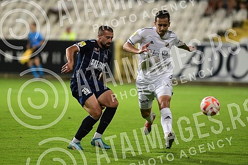 The match of the 1st round of the Mozzart Bet Super League of Serbia between FK Cukaricki and FK TSC was played at the stadium of FK Cukaricki.Utakmica 1. kola Mozzart Bet Super lige Srbije izmedju FK Cukaricki  i FK TSC odigrana je na stadionu FK 