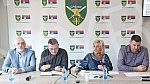 The joint media conference of the trade unions employed in the judiciary, education, the army and healthcare was held in the conference hall of the Military Trade Union of Serbia.Zajednicka konferencija za medije sindikata zaposlenih u pravosudju, 