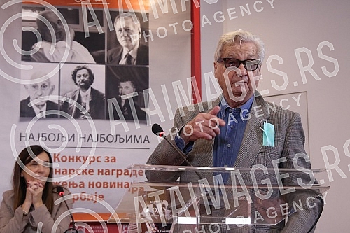 The annual awards ceremony of the Association of Journalists of Serbia was held on UNS Day, December 21 at the Press Center of the Association of Journalists of Serbia.Svecano urucenje godisnjih nagrada Udruzenja novinara Srbije odrzano je na Dan U