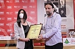 The annual awards ceremony of the Association of Journalists of Serbia was held on UNS Day, December 21 at the Press Center of the Association of Journalists of Serbia.Svecano urucenje godisnjih nagrada Udruzenja novinara Srbije odrzano je na Dan U